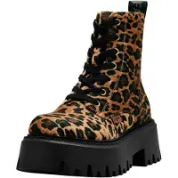 Buffalo Veterlaarsjes 'Aspen' bruin / zwart
