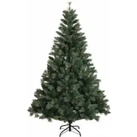 vidaXL Kunstmatige Hinged Kerstboom 180 cm PVC en Metalen Groen