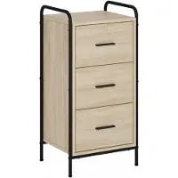 vidaXL Dressoir Sonoma Eiken 97 x 33 x 81 cm Bewerkt hout