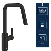 GROHE Start E keukenmengkraan met handmatige en touch-free bediening matte black