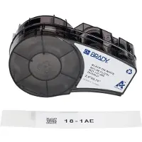 Brady M21-137-499 tape nylonweefsel zwart op wit 50,80 mm x 19,05 mm (origineel)