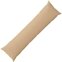 vidaXL Kussen met kussen HEERLEN Crèmekleurig 40 x 145 cm Stof