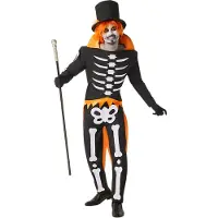 Boland - Kostuum Groovy skeleton (M/L) - Volwassenen - Skelet - Voodoo - Day of the Dead - Cosplay - Themafeest