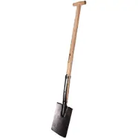Krumpholz Rodespaten bladmaat 285x180mm maat 2 met T-steel steel-L.950mm 2800g