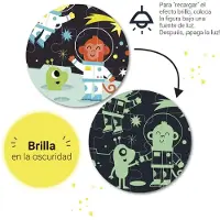 APLI Kids puzzel - Glow in the Dark Ruimtevaart