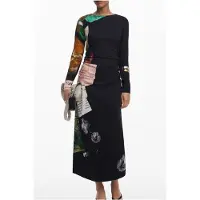 Desigual Jurk gemengde kleuren / zwart