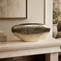 Hoppa! - Schaalvaas - Ovale - Goud - 47 x 7 x 20 (B x D x H)