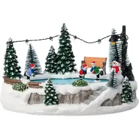 Intratuin Kerstdorp Schaatsbaan 23,5 X 16,3 X 13,5 Cm