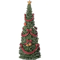 Intratuin Decoratieboom Strik Groen Met Verlichting D 14 H 32 Cm