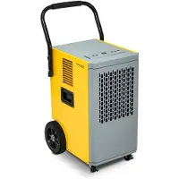 Trotec TTK 167 ECO commerciële luchtontvochtiger 51 l/24 h 450 m³/h, voor ruimtes tot 85 m², 5,5 l tank, hygrostaat, timer, wielen, R290