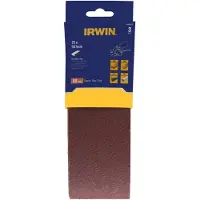 Irwin schuurband 75 x 457 mm K80 voor B+D KA86/88, 3 stuks