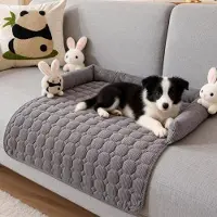 Merkloos Dierenbed Sofa 75 x 75 cm voor Huisdieren met Wasbare Bekleding