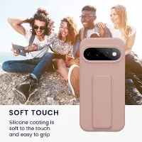 Kwmobile back cover voor smartphone - geschikt voor Google Pixel 11 - 1x beschermhoesje van kunststof - In oudroze