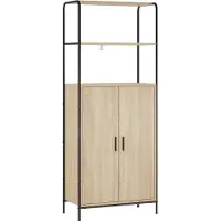 vidaXL Highboard Sonoma Eiken 40 x 33 x 161 cm Bewerkt hout