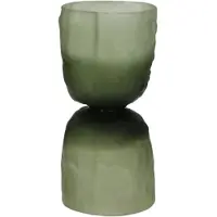 Pomax Diabolo vaas / windlicht D9cm H18cm mat groen
