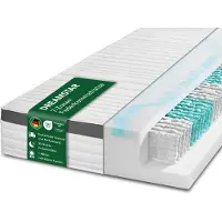 Dreamstar Hoogwaardige XXL-matras met pocketvering | 80 x 200 cm | H2 | 25 cm hoog | Platinum