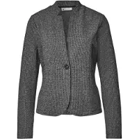 Street One Blazers zwart gemêleerd