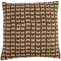 Light & Living - Sierkussen SONTRA - Bruin - 45x45x10 cm