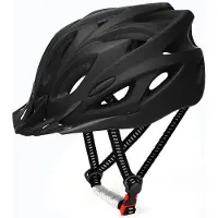 Merkloos Fietshelm - Verstelbaar - 18 ventilatieopeningen - Afneembaar vizier