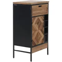 MCW Apothekerskast -Q77, kast met lades en opbergvakken, industrial vintage/shabby, hout en metaal, 85x45x35 cm