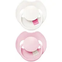 Lovi Prime Tutti Frutti Dynamische Speen 0-6m 2 stuks Rose/Rose Cream