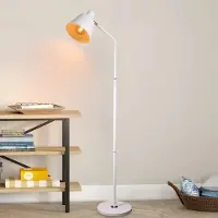 ZMH Retro vloerlamp, 166 cm, E27 fitting (max. 40W), met antislip voet