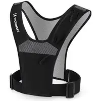 Wozinsky Vest van hardlopen reflecterend zwart || Maat: S/M/L