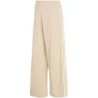 Adidas Sportbroek 'KIT 3-Stripes Wide' chamois / wit
