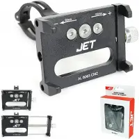 Jet Aluminium Fiets Telefoonhouder - Merkloos, 80g