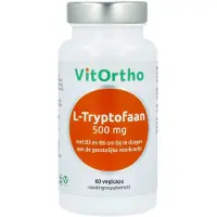 Vitortho L-Tryptofaan 500mg Capsules