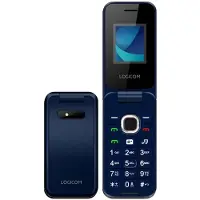 Logicom Basis mobiele telefoon Fleep 460 4G Dual nano SIM 128 MB 1.77" Blauw