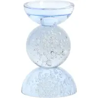 Light & Living - Kandelaar ITINGA - Blauw - 9.5x9.5x15.5 cm