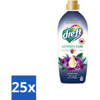 Dreft 25 x – Wasverzachter – Ultimate Care Intense Dark – 40 Wasbeurten - Voordeelverpakking - 25 stuks