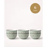 Pip studio - Lily & Lotus - Schalen - Moon Delight Light Green - 12 cm - Set van 6