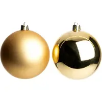 Intratuin Kerstbal Iven Goud D 10 Cm 4 Stuks