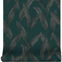 Leonique Vliesbehang - Bladeren Blauw