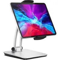 Mobigear Tablet Standaard | Desk Zilver Verstelbaar