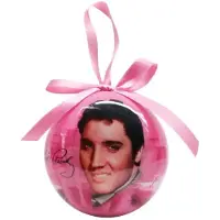 Elvis Presley Kerstbal – Roze