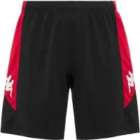 Kappa Lucio Short Heren - Zwart / Rood | Maat: L