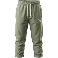 Your Wishes Jongens Broeken Solid Wide Jogger - Groen - Maat 104