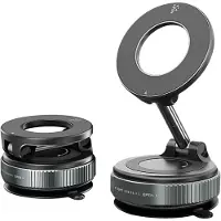 Ntech Telefoonhouder Auto Geschikt voor MagSafe – Telefoonhouder Auto Magnetische met Extra Sterke Zuignap voor Dashboard en Raam, 360° Draaibaar