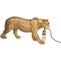 Kitchen Trend Dierenlamp LUIPAARD GOUD xxl 77 cm.