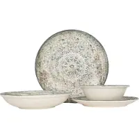 RINART serviesset (medium) - Fade - 24-delig - voor 6 personen - porselein