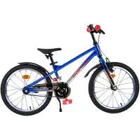 Volare Chrome Kinderfiets - Jongens - 18 inch - Blauw Zilver