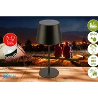 Briloner Nivo - Tafellamp oplaadbaar - dimbaar - warm wit licht 2.700K - voor binnen en buiten - 20,5 cm