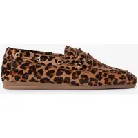Sissy-Boy Bruine bootschoenen met leopard print | Maat: 39