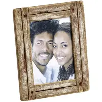 Walther design Dupla - Houten portretlijst - Fotoformaat 10x15 cm - Wit/Natuur