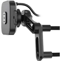Peak Design Motorfiets Oplaadbeugel Rem/Koppeling - Zwart, Smartphonehouder, Zwart