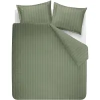 Beddinghouse Dekbedovertrek Shine Green Satijn-200 x 200 / 220 cm | 2-Persoons