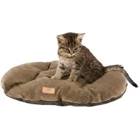 Ferplast Kussen voor honden en katten STUART 45/2, dubbelzijdig, tweed en zachte fluweel, wasbaar